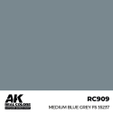 AK INTERACTIVE: Real Colors Medium Blue Grey FS 35237 17 ml. Acrylverf voor modelbouw