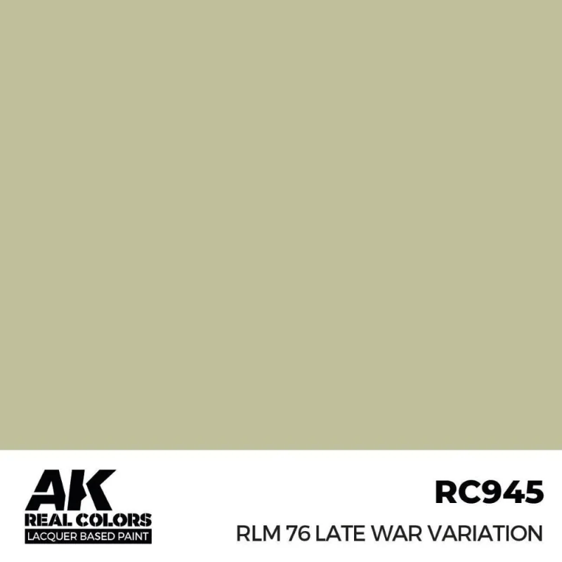 AK INTERACTIVE: Real Colors RLM 76 Late War Variation 17 ml. Acrylverf voor modelbouw