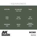 AK INTERACTIVE: Real Colors RLM 82 17 ml. AK Interactive