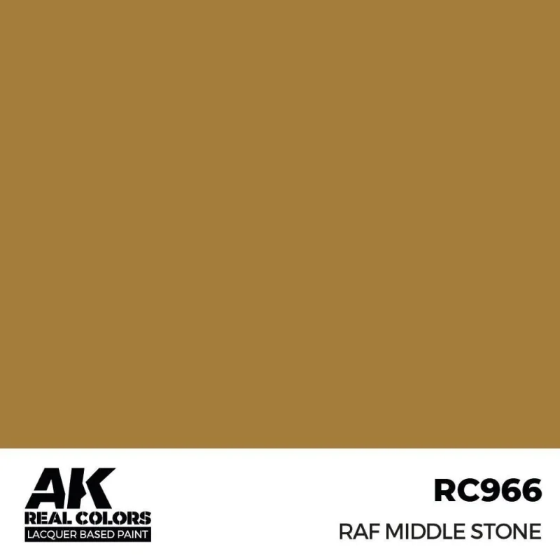 AK INTERACTIVE: Real Colors RAF Middle Stone 17 ml. Acrylverf voor modelbouw