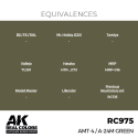 AK INTERACTIVE: Real Colors AMT-4 / A-24M Green 17 ml. AK Interactive