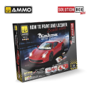 AMMO OF MIG: SOLUTION BOX MINI 24 - How to Paint and Lacquer Scale Cars - COBRA MOTOR PAINTS Acrylverf 