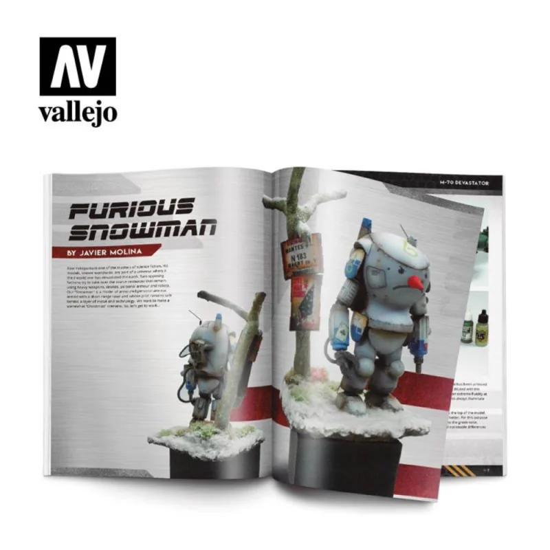 Vallejo Publications Book Book: Mechanic Realms English Vallejo