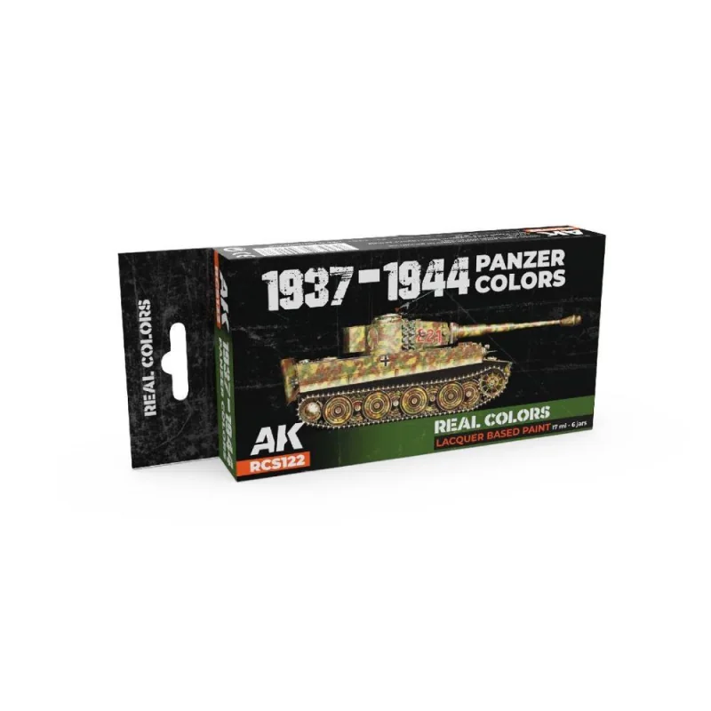 AK INTERACTIVE: Real Colors 1937-1944 Panzer Colors SET Acrylverf 