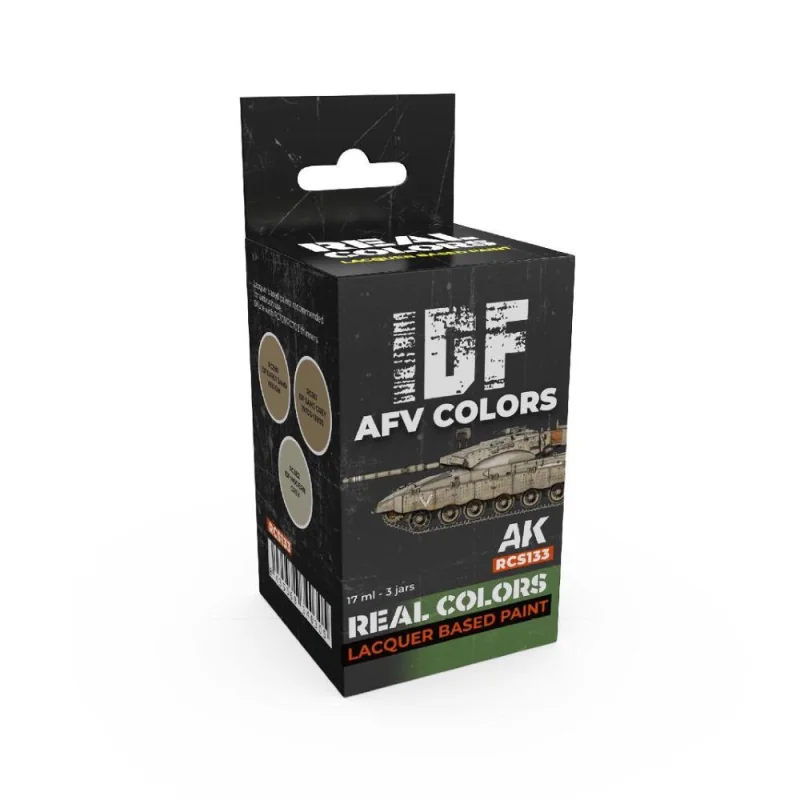 AK INTERACTIVE: Real Colors IDF AFV Colors SET Acrylverf 