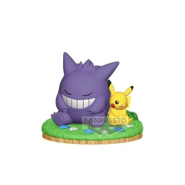 POKEMON - PIKACHU & ECTOPLASMA FIGURE Figuurtje 