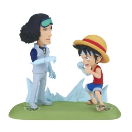 ONE PIECE - Luffy Vs Kuzan - WCF Log Stories Figure 9cm Figuurtje 