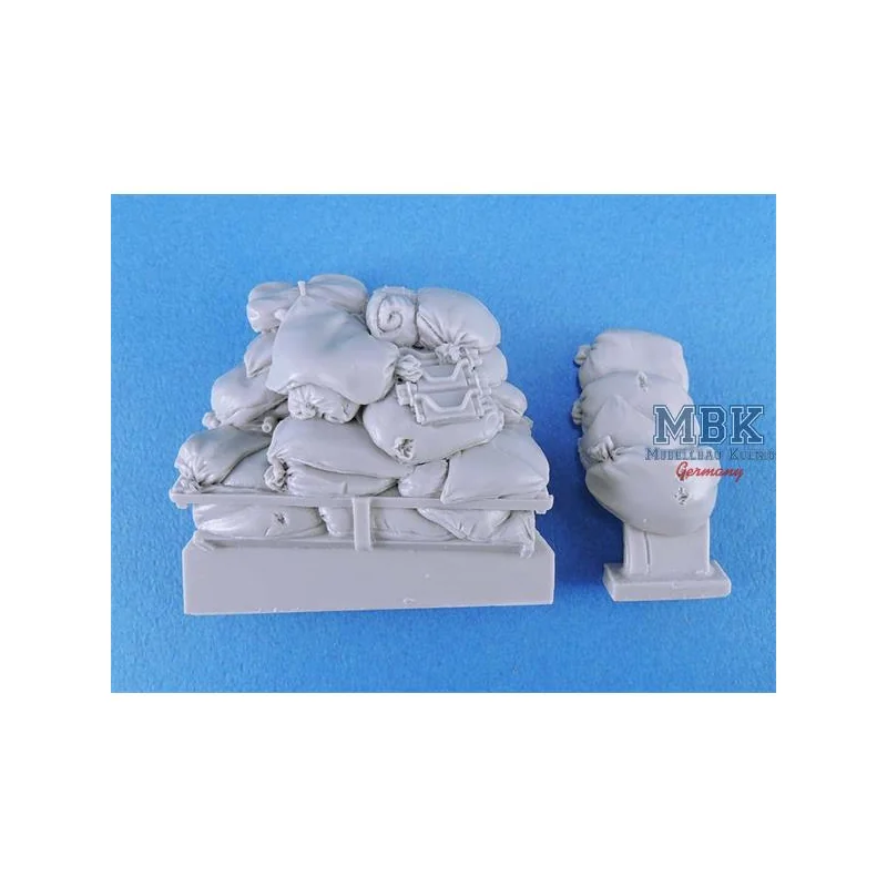 M4A3 Sherman Front Hull Sandbag Armor set 3D geprinte hars