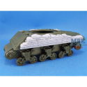 M4A3 Sherman Side Hull Sandbag Armor set 3D geprinte hars