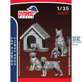 Animal Set – Family Of Dogs Figure 