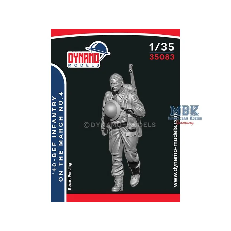 40’ BEF Infantryman Marching No.4 Figuren 