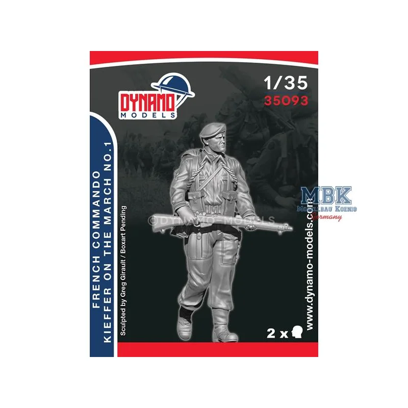 French Commando Kieffer Marching No.1 Figuren 