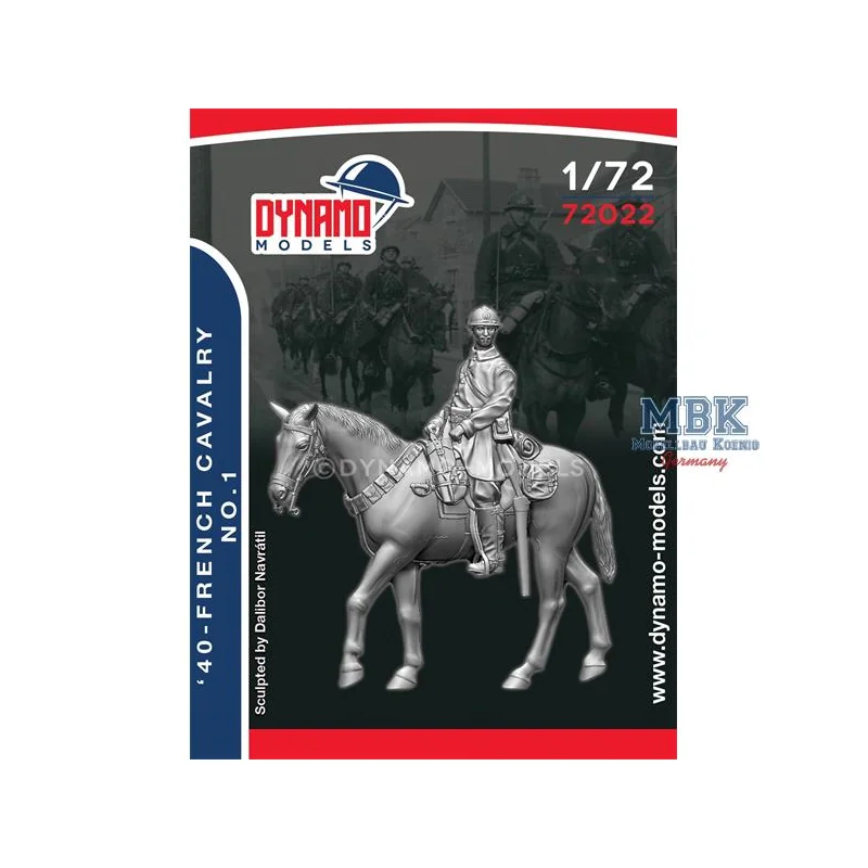 ’40 - French Cavalry 1 - 1:72 Figuren 