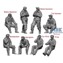 WW2 US B-17 Crew Set - 8 Figures 1:48 Figuren 