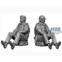 US Navy Pilot & Rear Gunner set I 1:48 Figuren 