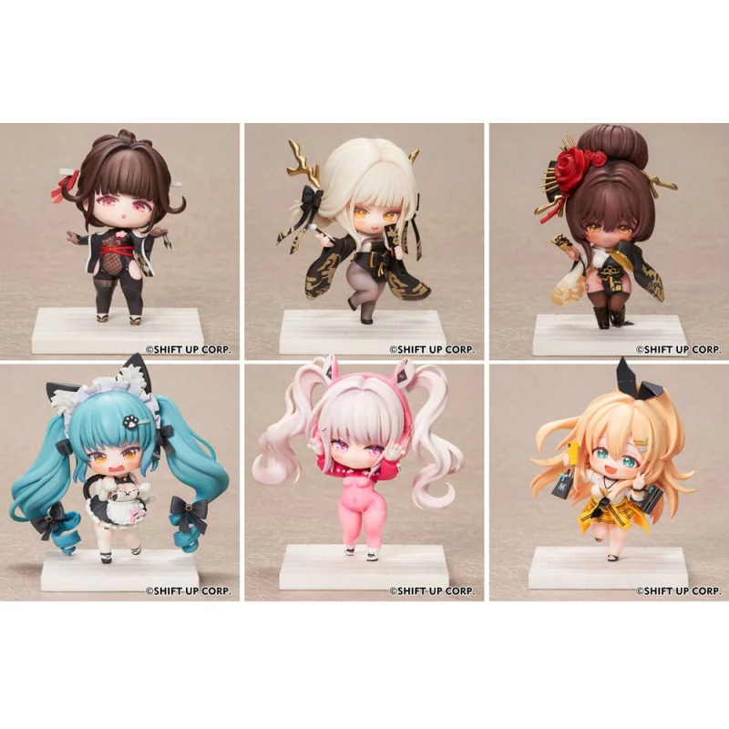 Goddess of Victory: Nikke pack 6 SAC Series Chibi figures 6 cm Figuurtje 