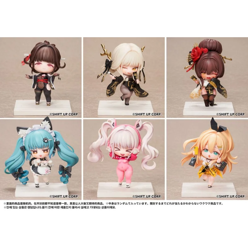 Goddess of Victory: Nikke pack 6 SAC Series Chibi figures 6 cm