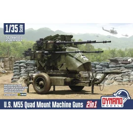 U.S. M55 Quad Mount Machine Guns Schaalmodel 