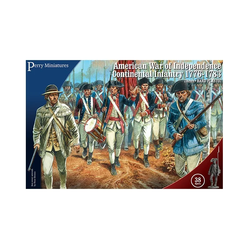 Perry Miniatures - Amerikaanse Onafhankelijkheidsoorlog Continentale Infanterie 1776-1783 Figuren 