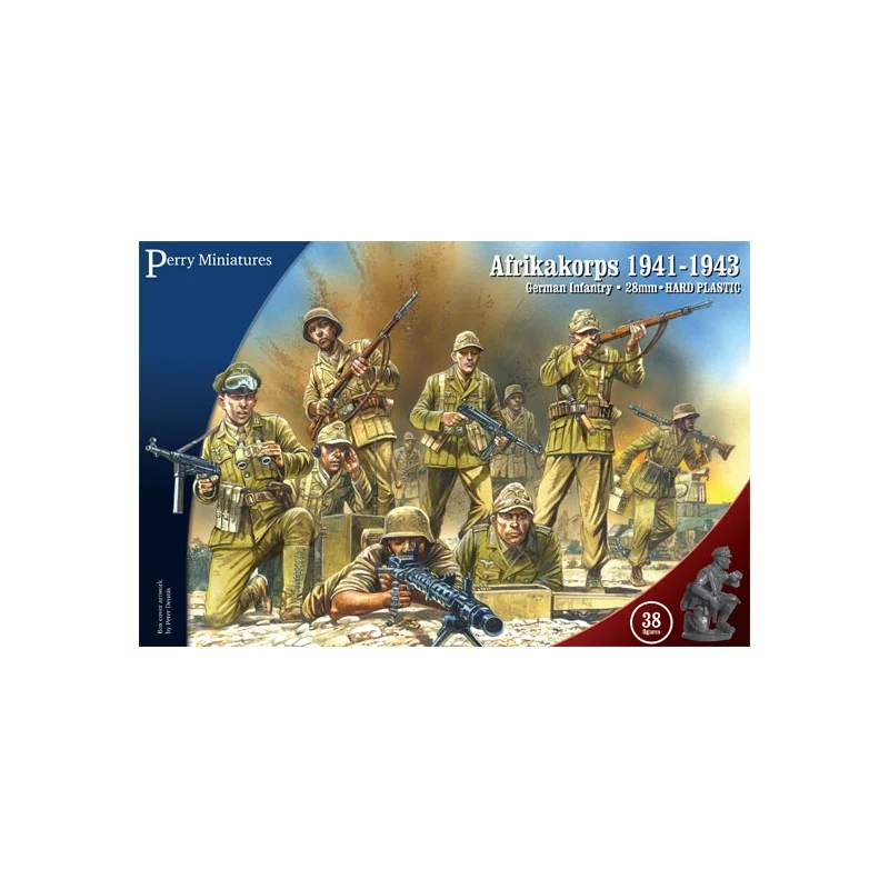 Perry Miniatures - Afrikakorps. Duitse infanterie 1941-1943 Figuren 