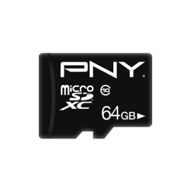 PNY performance Plus 64GB - Micro SDHC + Adapter 