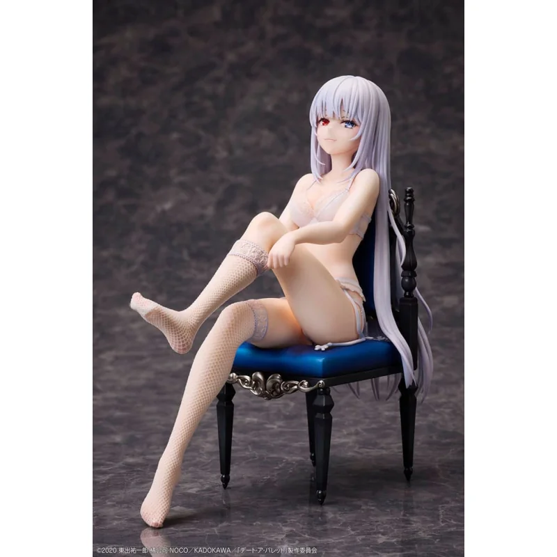 Date A Bullet 1/7 Kurumi Tokisaki & White Queen 17 cm