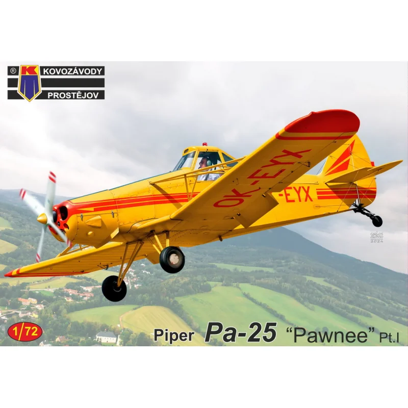 Piper Pa-25 'Pawnee', Pt.1 re-release, new decals Schaalmodel 