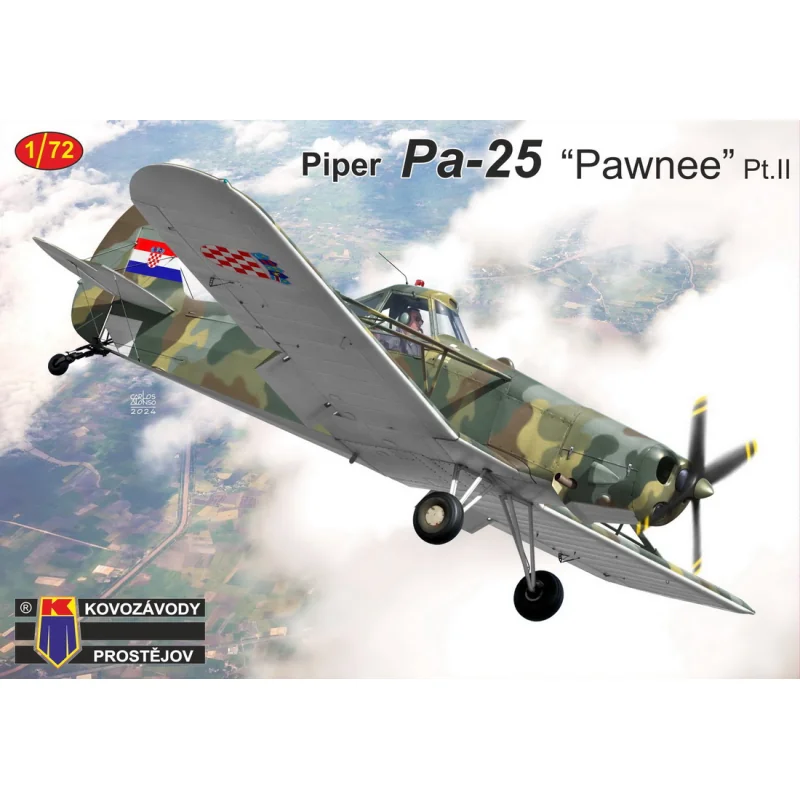 Piper Pa-25 'Pawnee', Pt.2 re-release, new decals Schaalmodel 