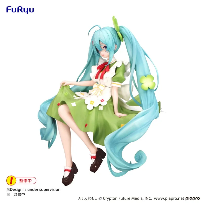 Hatsune Miku PVC statuette Noodle Stopper Flower Fairy Clover 15 cm Figuren