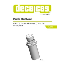 PUSH BUTTON RESIN PARTS 32UNITS 