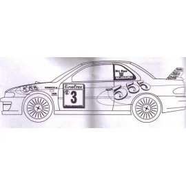 SUBARU IMPREZA WRC 555 MONTE CARLO MC RAE 