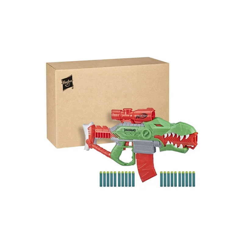 Hasbro - Nerf Dinosquad Rex-Rampage Motorized Blaster Eco Package 