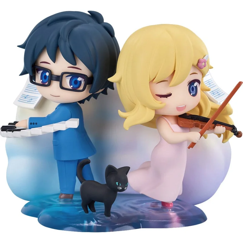 YOUR LIE IN APRIL - Kaori & Kosei - Qset Mini Figures 9 cm Figuurtje 