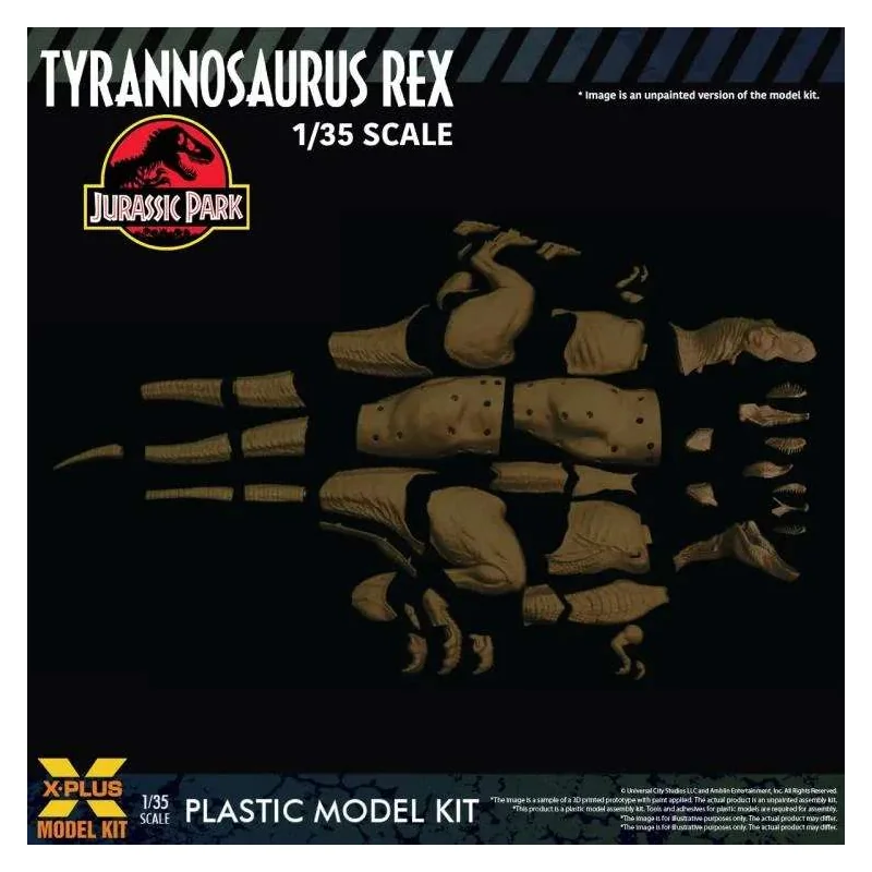 Jurassic Park T-rex 1/35 Mkit Re-run