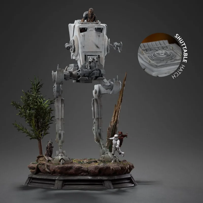 Star Wars - 1/20 Half Art Scale AT-ST and Chewbacca