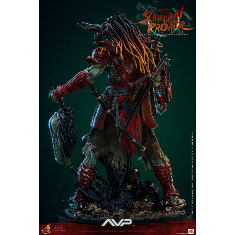 Alien vs. Predator figure Artist Collection 1/6 Akaoni Samurai Predator 35 cm