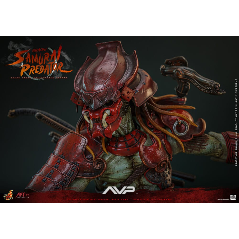 Alien vs. Predator figure Artist Collection 1/6 Akaoni Samurai Predator 35 cm