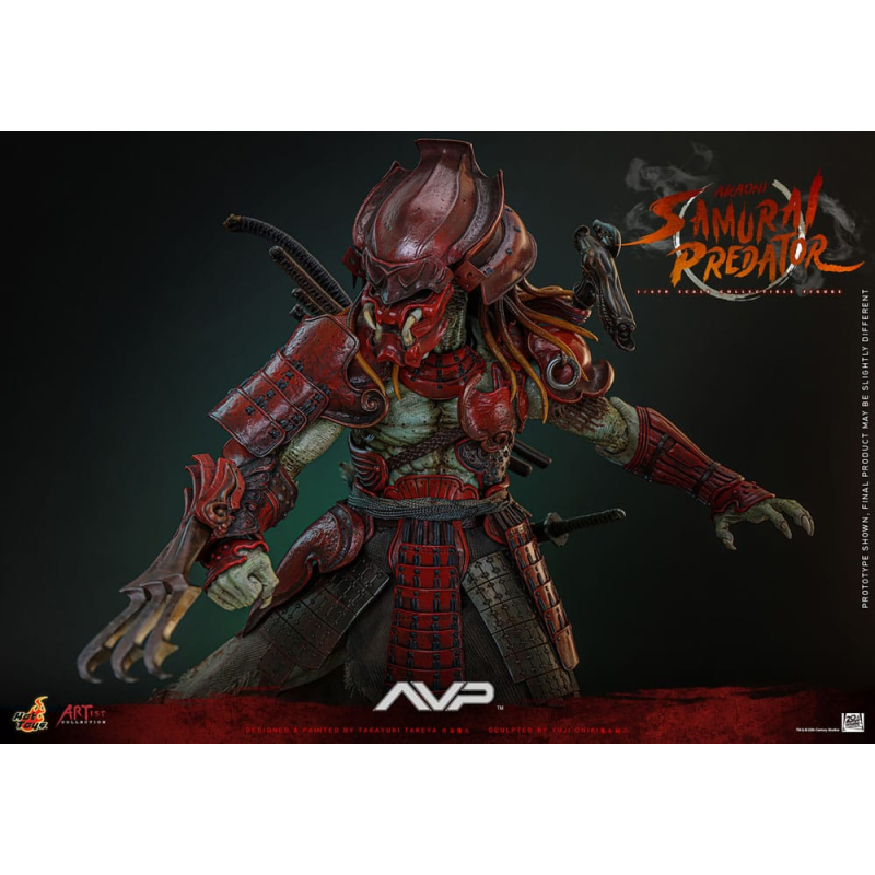 Alien vs. Predator figure Artist Collection 1/6 Akaoni Samurai Predator 35 cm