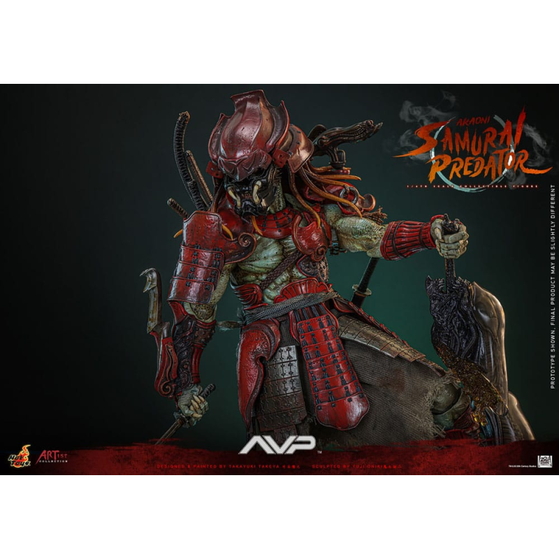 Alien vs. Predator figure Artist Collection 1/6 Akaoni Samurai Predator 35 cm