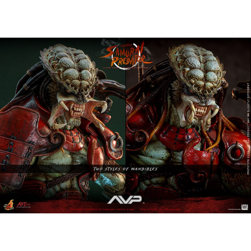 Alien vs. Predator figure Artist Collection 1/6 Akaoni Samurai Predator 35 cm