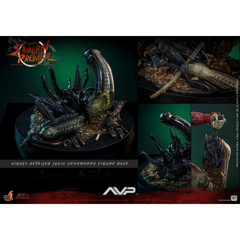 Alien vs. Predator figure Artist Collection 1/6 Akaoni Samurai Predator 35 cm