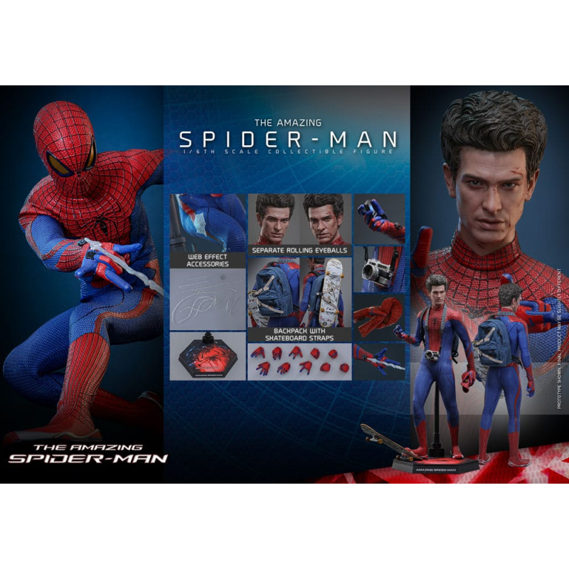 The Amazing Spider-Man action figure Movie Masterpiece 1/6 Spider-Man 30 cm