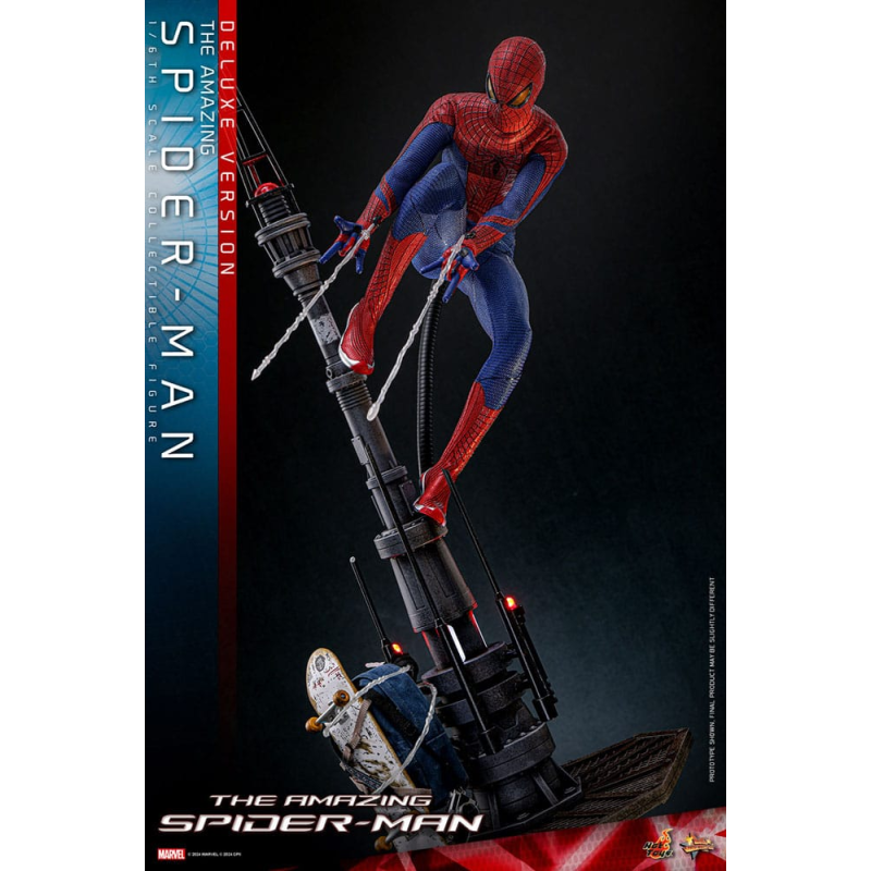 HOT9138182 The Amazing Spider-Man action figure Movie Masterpiece 1/6 Spider-Man (Deluxe Version) 30 cm