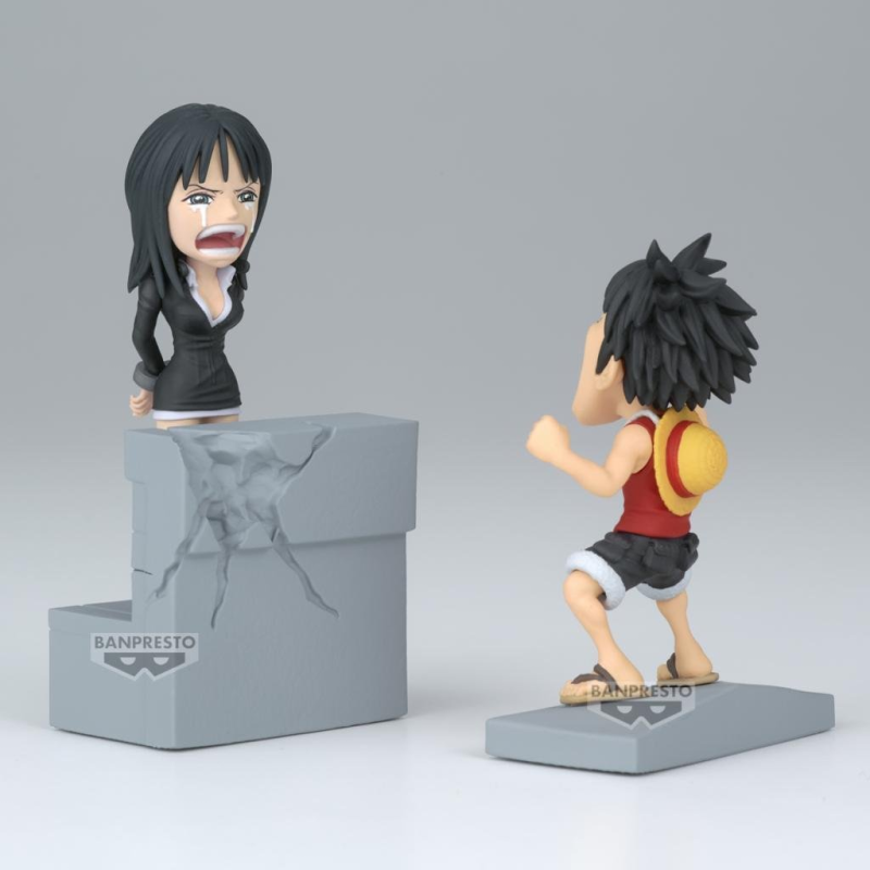 ONE PIECE - Luffy & Nico Robin - WCF Log Stories Figure 10cm