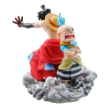 ONE PIECE - Logbox Re Birth Wanokuni - Set 4 Petitrama Statuettes 9cm