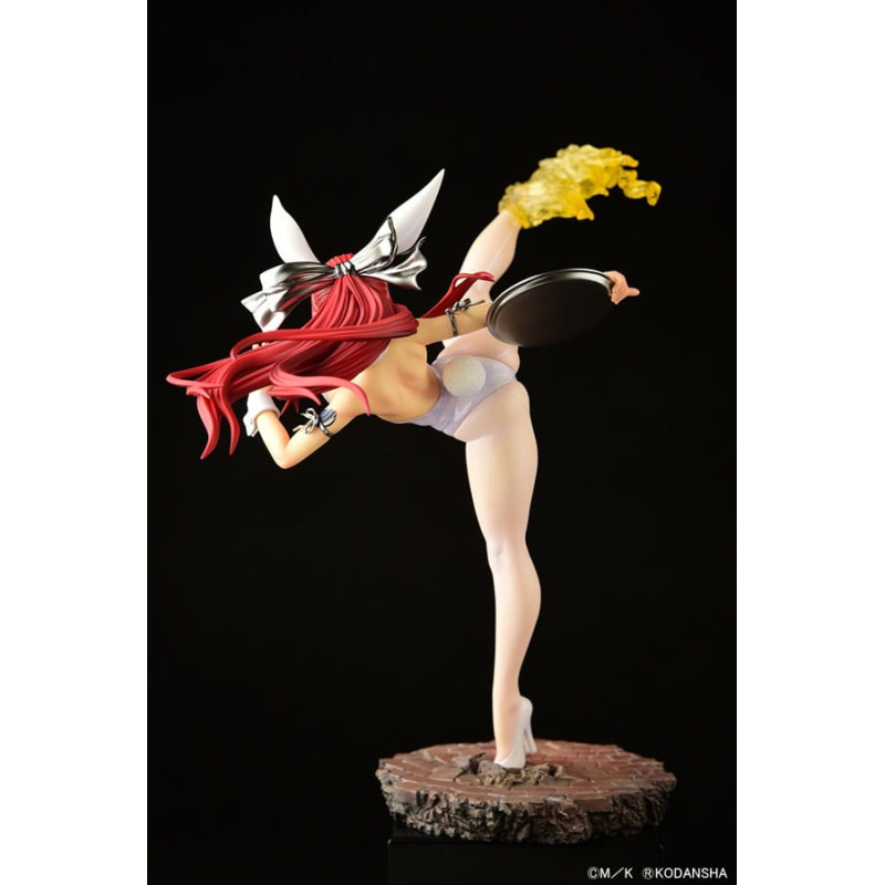 Fairy Tail statuette 1/6 Erza Scarlet High Kick White Bunny Ver. 37cm