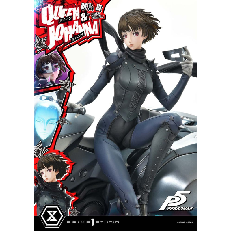 Persona 5 Premium Masterline Series Statuette 1/4 Makoto Niijima "Queen" & Johanna Bonus Version 42 cm