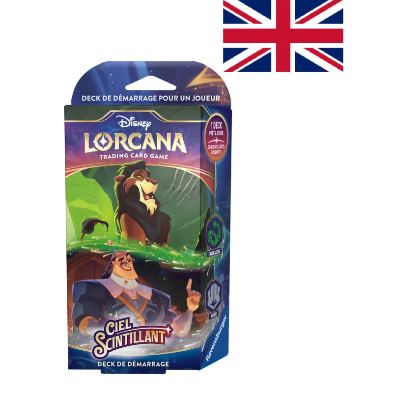 DISNEY - Lorcana - Trading Cards Starters Scar & Kronk Chapter 5 - UK 