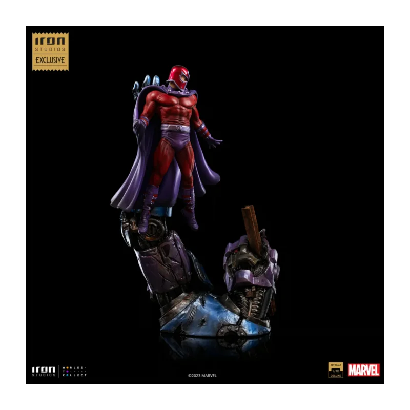 MARVEL-Magneto vs Sentinel-Statue Del. Art Scale 1/10 37cm "2023 CCXP" Figuurtje 