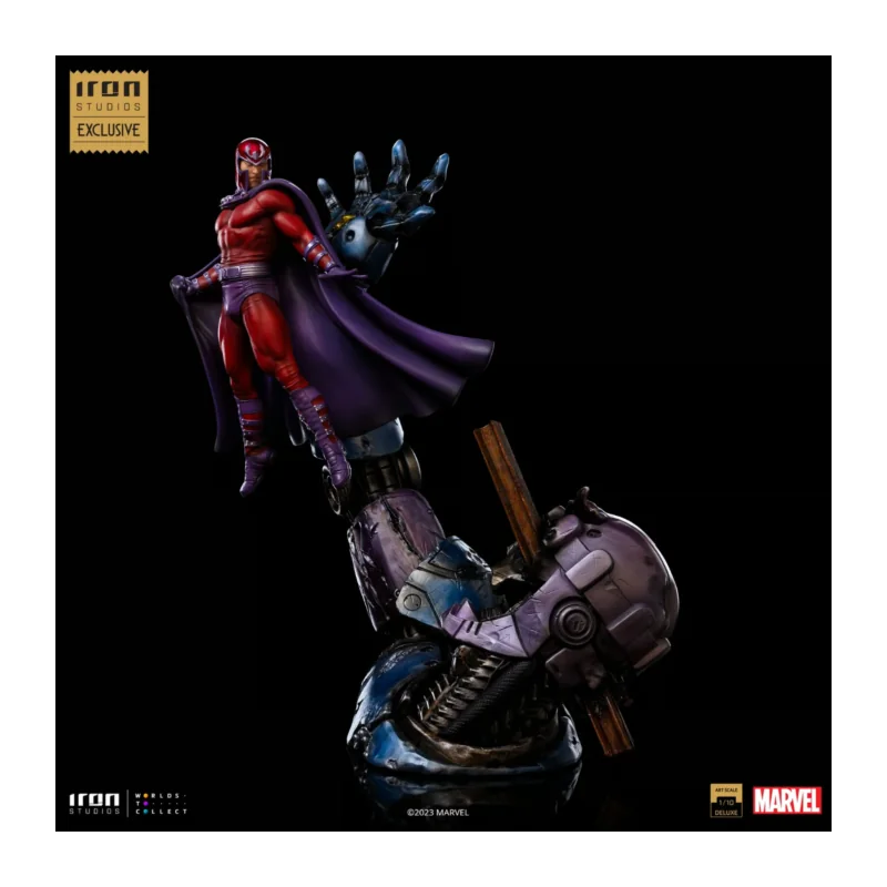 MARVEL-Magneto vs Sentinel-Statue Del. Art Scale 1/10 37cm "2023 CCXP" Figuren